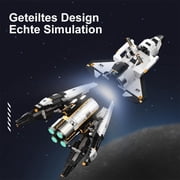 Space Shuttle Building Block Sets, Galaxy UFOs Spaceship Model Kit, Milky Way Space Ship Building Toys