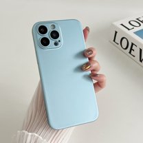 Designed for iPhone 16 Pro Case, Ultra Thin Case with Camera Lens Protector, Matte Back Hard PC Cases Skin Friendly Smoothly Anti-Scratch Anti-Fingerprint for iPhone 16 Pro Cover, Blue