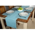 thumbnail image 5 of Mainstays Ribbed Chambray Placemat, 13 in x 18 in, Set of 4, Blue, 5 of 5