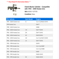 thumbnail image 2 of Clutch Master Cylinder - Compatible with 1992 - 2000 Honda Civic 1993 1994 1995 1996 1997 1998 1999, 2 of 2