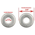 thumbnail image 5 of 5/16" Stainless Flat Washer, 3/4" Outside Diameter (100 Pack) - Choose Size, by Bolt Dropper, 18-8 (304) Stainless Steel, 5 of 6