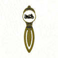 thumbnail image 1 of Motorcycle Mechanical Black Outline Bookmark Retro Office Label Page Marker, 1 of 4