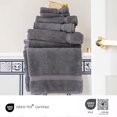 thumbnail image 4 of Salbakos Juego De Toallas De 6 Piezas 100% Algodón Turco | Colección Heirloom Quality Hotel & Spa | Ultra Suave Súper Absorbente 2 Toallitas 2 Manos 2 Juegos De Toallas De Baño | Hecho En Turquía (Jue, 4 of 5