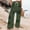 10#Green, variant on Womens Casual Elastic Waist Drawstring Pants Straight Trousers Women Casual Comfortable Printing Pockets Elastic Waist Straight Loose Pants with Pocket