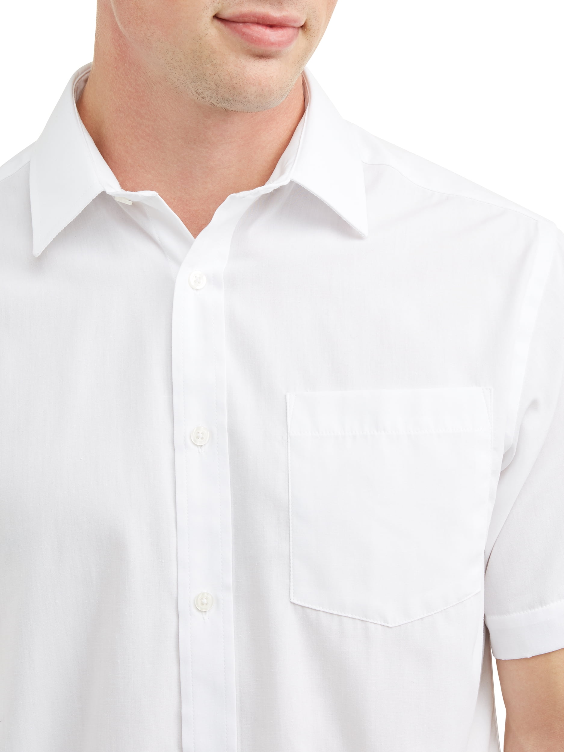 Short sleeve white button up Clearance