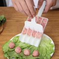 thumbnail image 1 of Creative Kitchen Triple Meatball Maker, Meat Ball Scoop with Cutting Spade Ball Maker, None-Stick Meatball Maker, 1 of 5