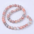 thumbnail image 2 of U8MO 5 Strand Natural Round Gemstone Beads Spacer Loose Stone Beads Frosted 8~8.5mm-Netstone Beads, 2 of 2