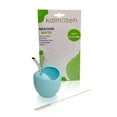 thumbnail image 3 of Kalmateh Silicone Mate Gourd and Bombilla (straw) with Cleansing Brush for Yerba Mate Drinking- BPA Free (Pastel Blue), 3 of 4