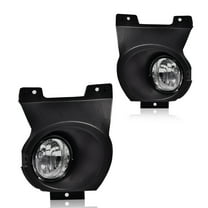 PIT66 Front Bumper Fog Light, Fit for 2011-2014 Ford F150 Front Bumper Driving Fog Lights Lamps W/Bulbs Clear Lens Fog Lamp Accessories