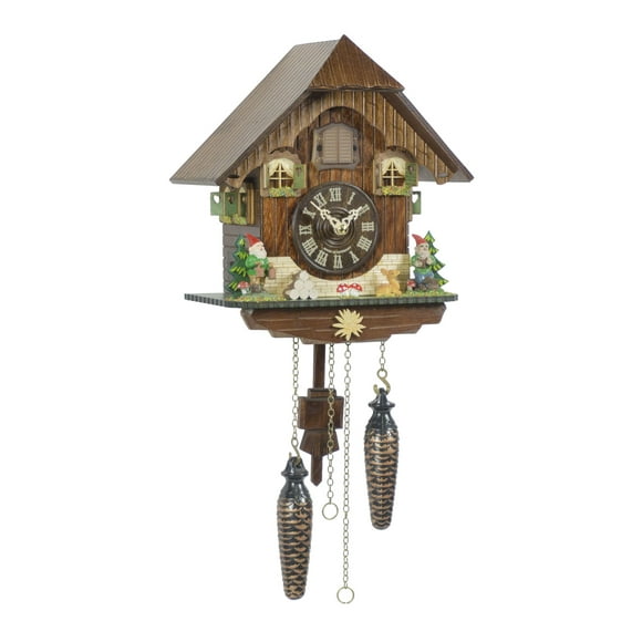 Quartz Cuckoo Clock Black forest house