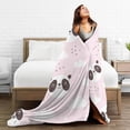 thumbnail image 5 of Kll Fleece Blanket Plush Throw Blanket Cute Panda,Soft Fuzzy Cozy Flannel Blanket For Couch Sofa Bed.(40"X30"), 5 of 9