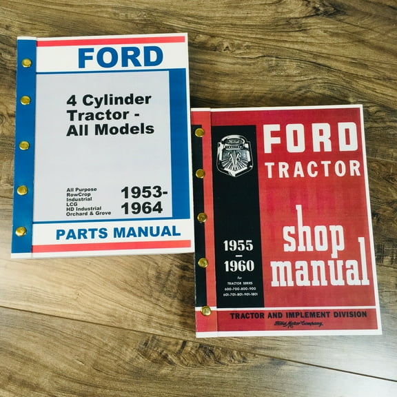 FORD 651 661 671 681 WORKMASTER TRACTOR SERVICE REPAIR SHOP MANUAL PARTS CATALOG