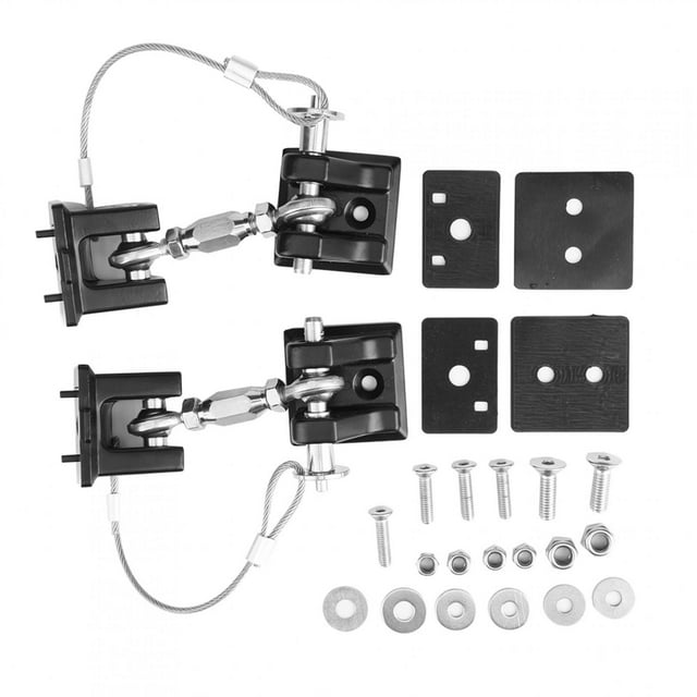 Anti-Theft Hood Latch Locking Hood Catch Lock Kit for Jeep Wrangler JK 2007-2017