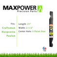 thumbnail image 5 of Maxpower Precision Parts 331713S 42 in. Cut Blade For ATP Sears, 5 of 5