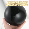 thumbnail image 4 of Black Stainless Steel Reflective Gazing Ball for Decor and Unbreakable Outdoor Garden Sphere, 4 of 6