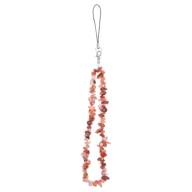 KAKOWELY Crystal Stones Phone Lanyard Creative Natural Phone Rope Fresh Phone Decor,7.87"X0.2"X0.12"