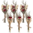 thumbnail image 1 of Multi Color Dried Flower Bouquet Mini Home Decorations For DIY Projects Fall Decorations 15CM Vase Filling 6Pcs, 1 of 1