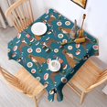 thumbnail image 2 of Boxer Dog Pitbull Terriers Dog and Sushi Square Tablecloth,Waterproof Square Table Cover,Wipeable Spillproof Washable Table Cover for Home Kitchen Party Decor 60"x60"(152x152cm), 2 of 6