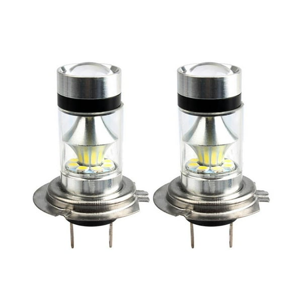 Bombillas Led H7 De Alta Potencia, 100 W, 20 Led, 6000 K, Luces Antiniebla Blancas Para Coche. 1 Par Methold VI006617-00