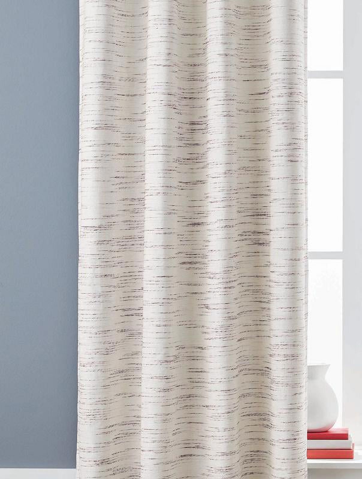 Better Homes & Gardens, Brown Stripe Blackout Curtain Panel, 53" x 84", 1 Pack