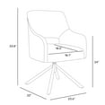 thumbnail image 3 of Costaelm Mid-Century Modern Large Boucle Accent Arm Chair, Desert Sage, 3 of 12