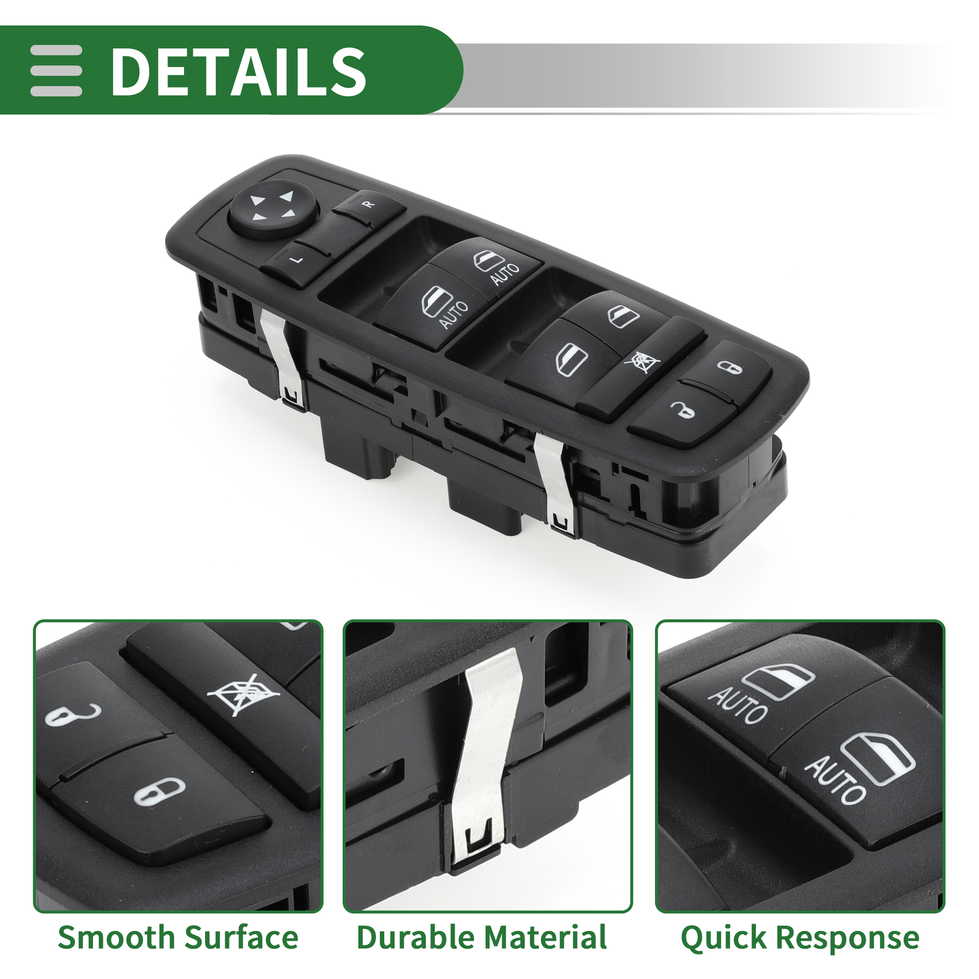 Unique Bargains Power Window Switch for Dodge Grand Caravan
