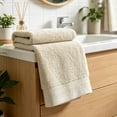 thumbnail image 5 of 27.6×13Inch Long Staple Cotton Towel, Premium Long Staple Cotton Solid Firm Good Water Absorption Design, Hotel Facial Cloth, Daily Towel for Home Travel Hotel Daily Cleansing Shower Use, 5 of 6