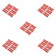 thumbnail image 1 of Eigraketly Paquete de 6 3g Barra de equilibrio de raqueta de tenis Reemplazo portátil Equilibrador de tiras de energía ponderadas en forma de H Type2 NO2, 1 of 6