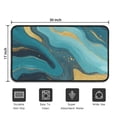 thumbnail image 5 of Blue and Gold Marble Wave Art Pattern Door Rugs,Washable Non Slip Door Mats Indoor,Decorative Door Mats,Entry Mat Indoor for Entrance,Bedroom,Kitchen,Bathroom,30"x17", 5 of 6