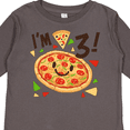 thumbnail image 4 of Inktastic I'm Three Pizza Birthday Party Boys or Girls Long Sleeve Toddler T-Shirt, 4 of 5