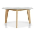 thumbnail image 3 of Furniture of America Bok Modern Chic Metal Tray-Top Coffee Table in White, 3 of 6