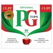 PG Tips 80 Original Tea Bags 232g (pack of 1)