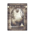 thumbnail image 1 of RYLABLUE Old Gothic Arch With Burning Candles Couch Sofa or Bed Fleece Blanket Throw 58x80 inches, 1 of 3
