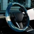 thumbnail image 6 of Sea Mew 14.5 Inch Printing PVC Leather Car Wheel Cover, Steering Wheel Covers, Auto Accessories, 6 of 6