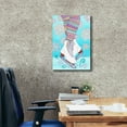 thumbnail image 3 of Epic Graffiti 'Winter Wonderland 2 ' by Hello Angel, Giclee Canvas Wall Art, 18"x26", 3 of 8