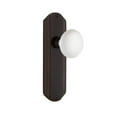 thumbnail image 3 of Nostalgic Warehouse Decwhi_Prv_238_Nk Vintage White Porcelain Privacy Door Knob Set -, 3 of 7