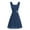 Dark Blue, variant on JBXKXYW Sundresses for Women 2024 Women formal Wedding Bridesmaid High-Waist Party Ball Prom Gown Cocktail Dress Woman Dress Sundresses for Women Casual Dresses for Women(Gray,XXXXL)