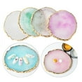 thumbnail image 5 of Nail Art Palettes Nail Mixing Palette Polish Color Mixing Plate Golden Edge Resin Nail Holder Nail Art Display Cosmetic Mixing Tools, 5 of 5