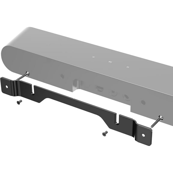 Soundbar Wall Mount Compatible with Sonos Ray,Soundbar Wall Bracket Under TV for Sonos Ray,Hold 4.4LBS,Hidden Floating Design,Black