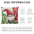 thumbnail image 5 of Qinduosi  Summer Pillow Covers of Watermelon Gnome Decorative Throw Pillow Case Summer Watercolor Melon Fruit Cushion Case for Farmhouse Home Sofa Home Couch Office Decoration White, 5 of 5