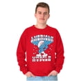thumbnail image 5 of Hefty Smurf American Muscle USA Sweatshirt for Men or Women Brisco Brands S, 5 of 6