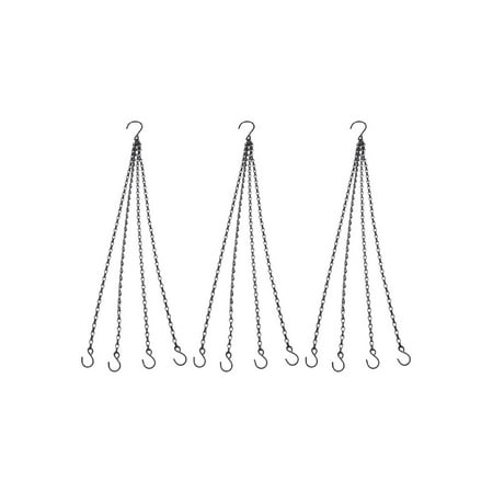 

3× Hanging Baskets Chains 4 s Hanging Chains 23.5 Long Flower Pot Chain