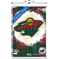 thumbnail image 3 of NHL Minnesota Wild - Maximalist Logo 23 Wall Poster with Magnetic Frame, 22.375" x 34", 3 of 5
