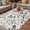 Navy blue, linen, variant on Grey Blue Botanical Outdoor Rug for Patio/Deck/Porch, Non-Slip Large Area Rug 4 x 6 Ft, Rustic Country Spring Floral Summer Leaf Indoor Outdoor Rugs Washable Area Rugs, Camping Rug Carpet Runner
