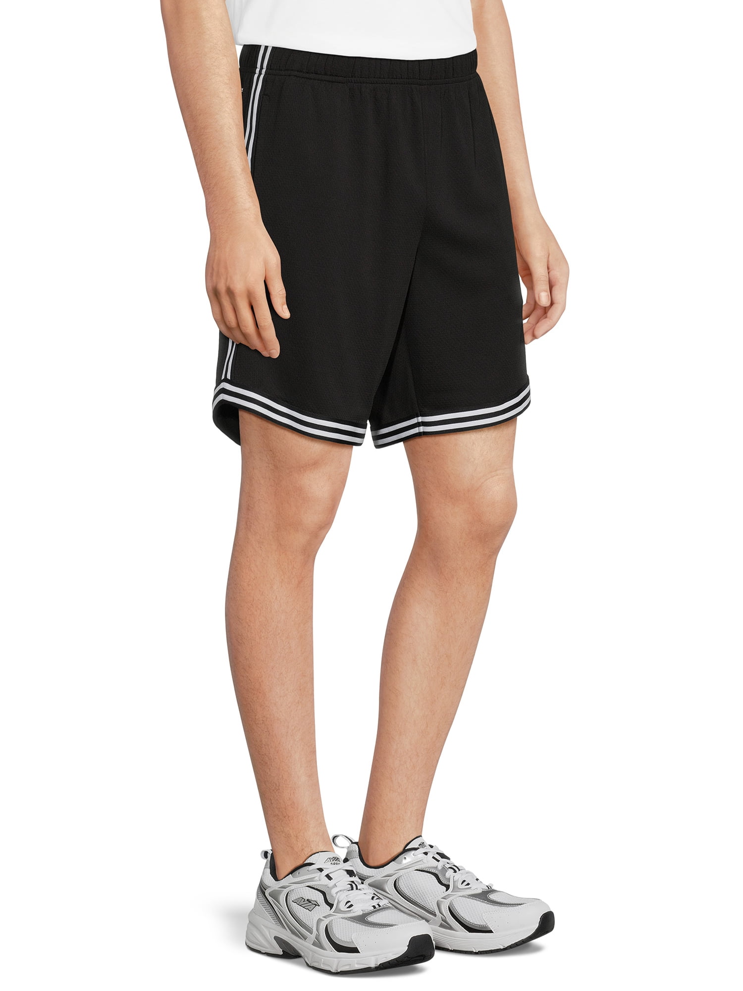Athletic Works Men's & Big Men's 8" Inseam Mesh Gym Shorts, Sizes S-3XL