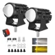 thumbnail image 1 of Par Faros Luces Led Para Motos Auto Doble Color Auxiliares, 1 of 8