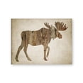 thumbnail image 3 of North American Animal Wall Art Posters and Prints Moose,Bald Eagle,Buck Deer,Grizzly Bear Art Painting Rustic Cabin Home Decor, 3 of 5
