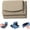Gray, variant on Card Fraud Folding Mini Wallet Vegan Mini Wallet for Women Leather RFID Card Holder Card Fraud Folding Wallet, Orange, One Size