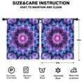 thumbnail image 2 of Blackout Kids Curtains,Purple Blue Tie Dye Pattern Childrens Insulated Curtains Set Of 2,Bedroom Essentials,Toddler Room Decor 52"x63", 2 of 5
