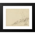 thumbnail image 2 of Jean-Achille Benouville 18x14 Black Modern Framed Museum Art Print Titled - Racine (19th Century), 2 of 5